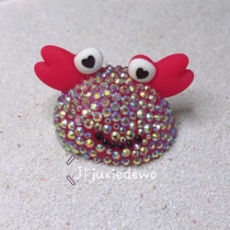 Resident Crab replaces shell red crab full of hand-made custom sea screw shell for short wristberry replacement shell decoration