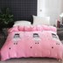 Coral quilt bao gồm một mảnh flannel mui xe hai mặt lông cừu nhung dày sang trọng cashmere mùa đông phụ nữ duy nhất đôi chăn phao cao cấp	 Quilt Covers