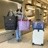 Вместительная и большая портативная сумка для путешествий, чемодан с разделителями, спортивная сумка, ткань оксфорд