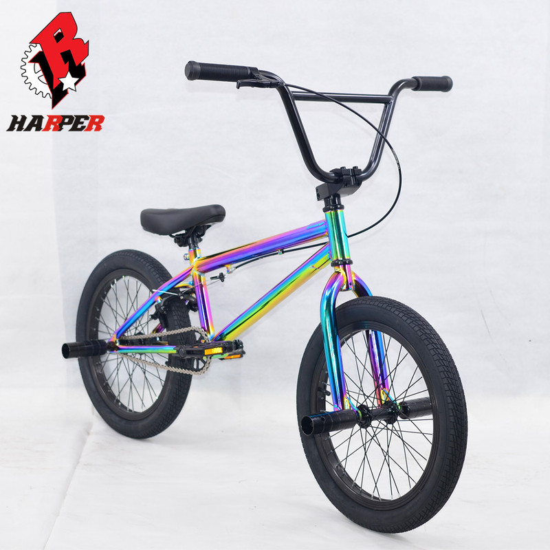 Harper Bmx Performance Bicycle 18inch Street Bike Stunt Action Youth Extreme Cycling 