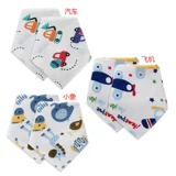 植护 Шарф подходит для мужчин и женщин, слюнявчик для девочек, детский нагрудник для новорожденных, детское полотенце от пота, 6 шт, 1-2 лет