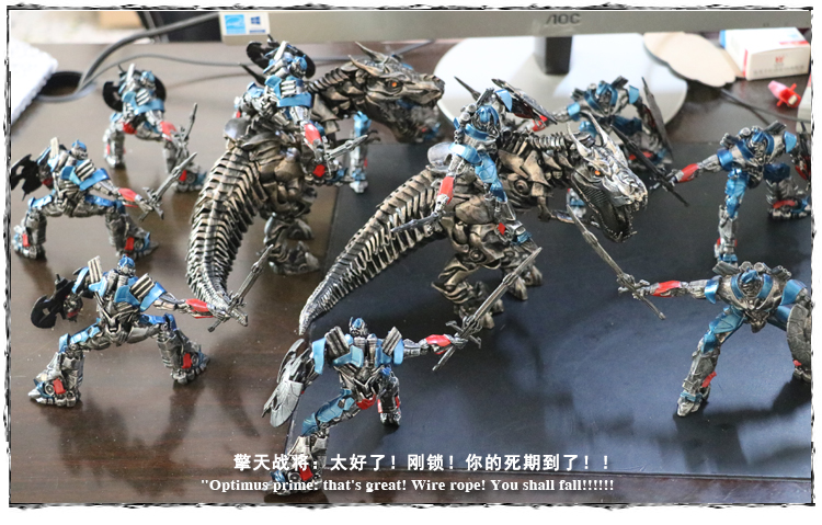 Đồ chơi biến dạng Yongbury King Kong 5 phim Qin Tianzhan Tyrannosaurus Rex tượng tay bộ sưu tập mô hình quà tặng - Đồ chơi gia đình cửa hàng búp bê