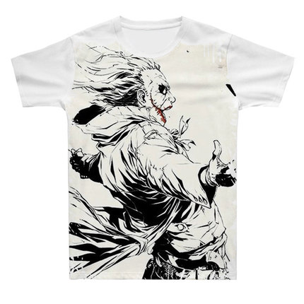 2018新款蝙蝠侠II黑暗骑士小丑joker短袖电影周