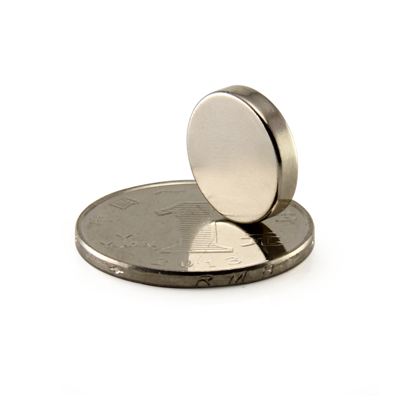 14*1 2 3MM NdFeB super-powerful magnet strong magnet window round black and white plate magnet patch column