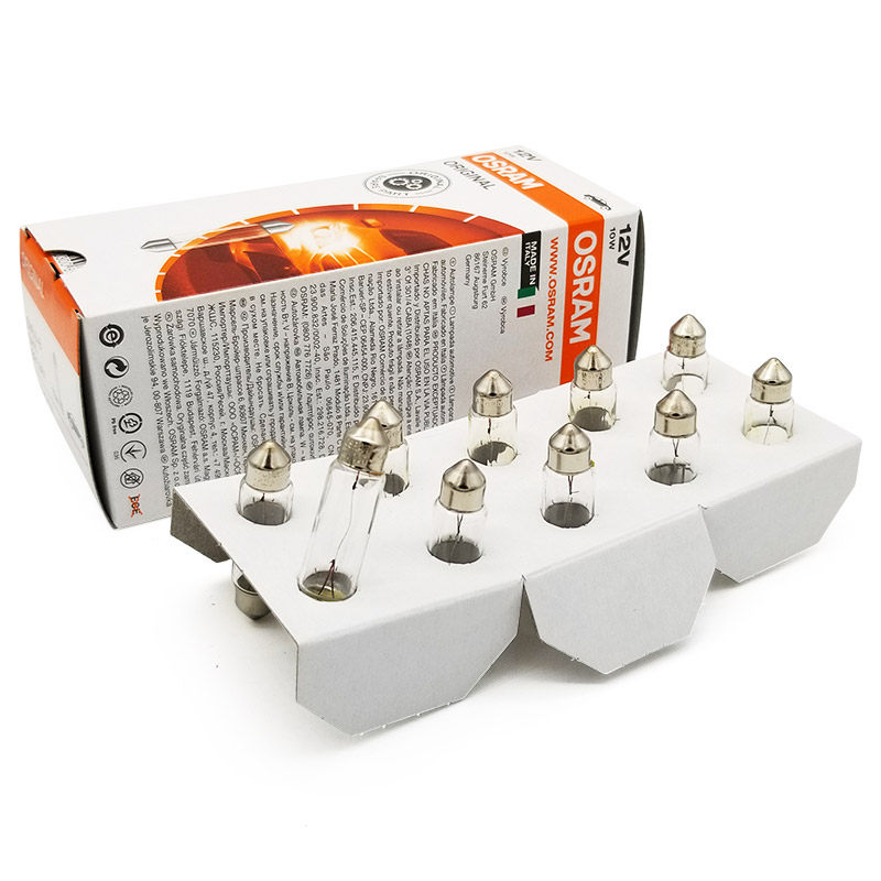 Osram Automotive Tail Lights Lights Read Lights Push Lights Double Tip Olive Light Bubbles 12V5W10W