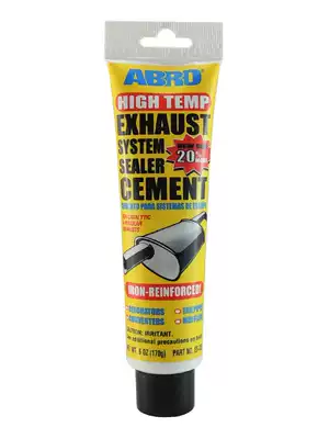 American ABRO car exhaust pipe rubber leak repair glue silencer leak sealant high temperature resistance 1100 degrees