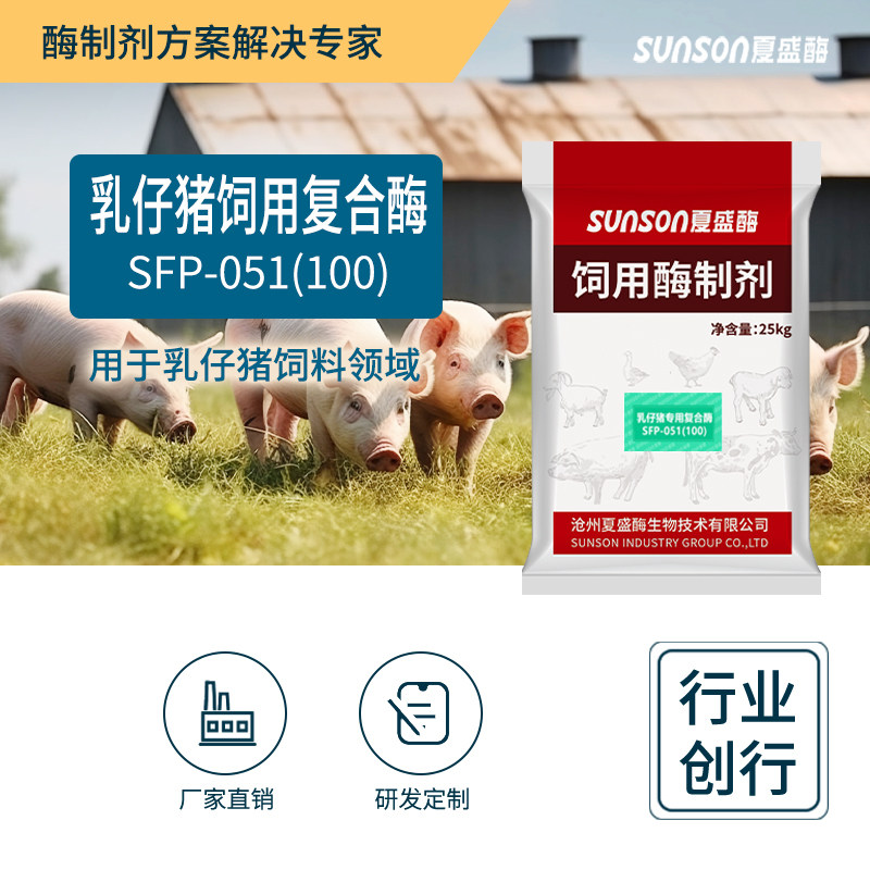 夏盛 乳仔猪专用复合酶浓缩型生物酶制剂饲料级添加剂 促消化吸收