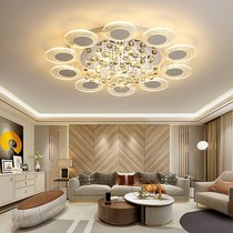 Living room light room 2020 New headlamps Lights led suction lights modern minimalist atmospheric round crystal lamps