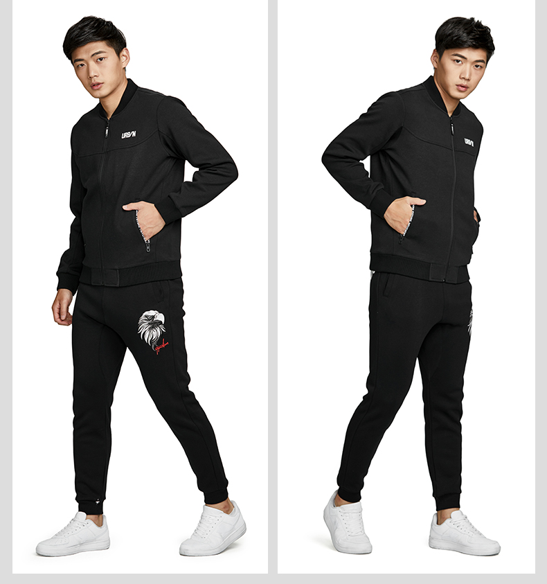 Xtep nam cotton mỏng phù hợp với mùa đông xu hướng thời trang mới thành thị áo sơ mi nam ấm áp và thoải mái - Quần áo độn bông thể thao áo lông vũ dáng dài