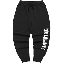 Xtep sweatpants mens leg-locked knitted trousers shaping breathable and comfortable printed loose trousers 977129630319