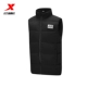 Xtep down vest nam 2020 mùa thu và đông mới giản dị ấm áp áo ghi lê cổ đứng thể thao xuống áo khoác vest - Áo thể thao