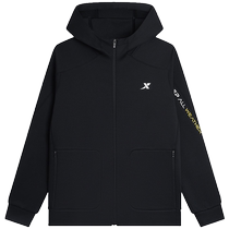 Xtep knitted sweatshirt mens 2024 autumn new round neck pullover outdoor casual sports thin top
