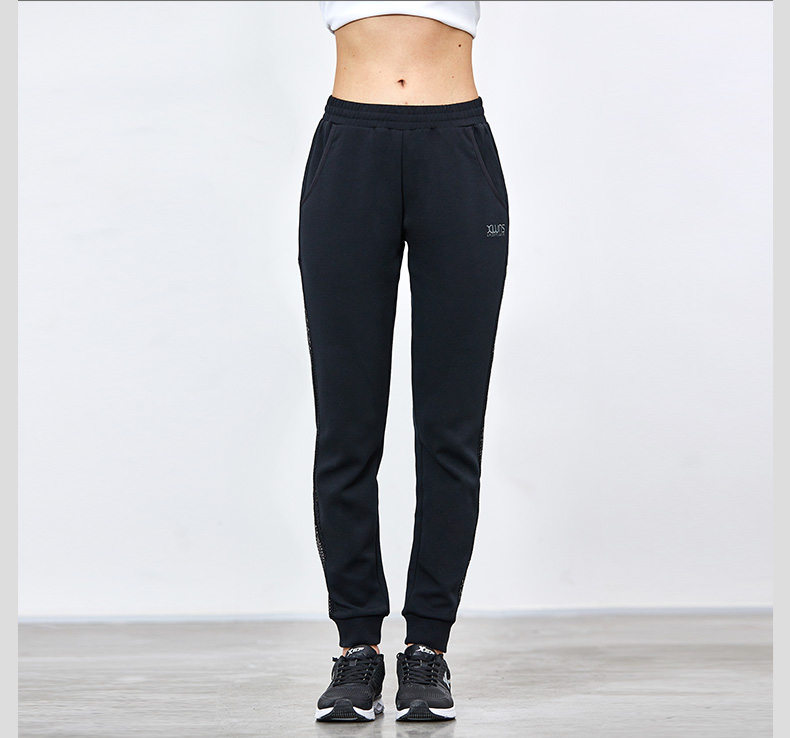 Bước đặc biệt của phụ nữ dệt kim quần mới thun thun chân thời trang Slim quần thể dục chạy bộ quần thể thao quần âu - Quần thể thao quần chạy bộ nam