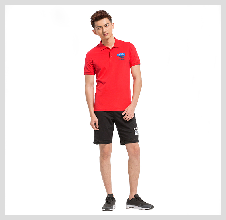 Áo thun thể thao nam Xtep 201 Mùa hè Áo mới POLO Thoải mái thoáng khí Chạy tay ngắn thể thao Top nam aos polo