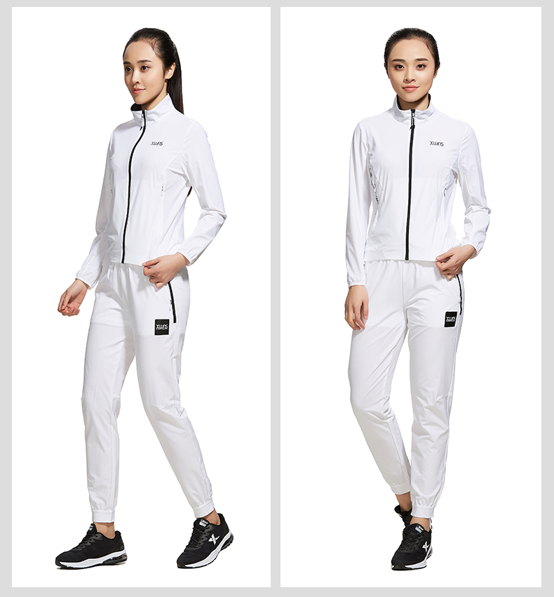Xtep nữ dệt kim mùa hè thời trang mới đào tạo toàn diện micro-thun dệt quần thể thao túi quần - Quần thể thao quần thể thao dài