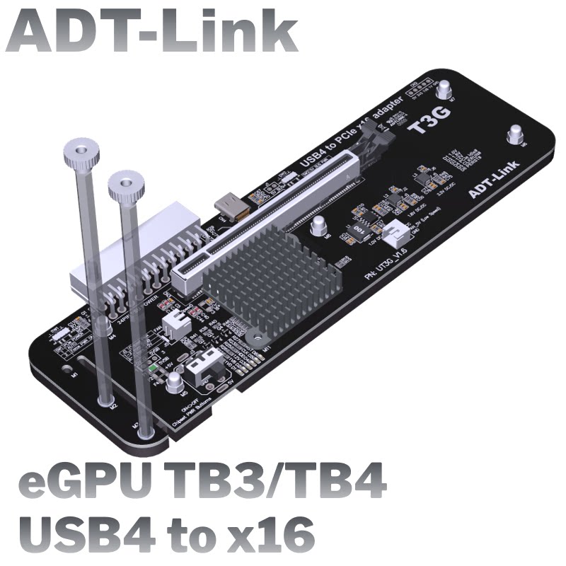 Ut3g ADT UT3G显卡外接扩展USB4转PCIe扩展器雷电3兼容扩展器笔记本外接显卡转接电脑周边连接设备-Taobao-Tmall