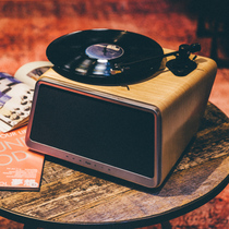 Hey yo HYM-Seed vinyl LP record player Wireless Bluetooth audio European style LP retro home solid wood record player