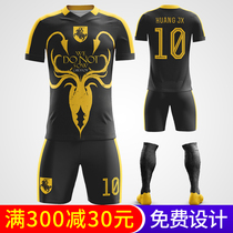 Full body custom football suit men 2019 new football training team uniform game rights game custom DIY