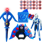 泽塔奥特曼Z变身器枪弓武器变身卡片勋章升华器盒男童玩具阿尔法