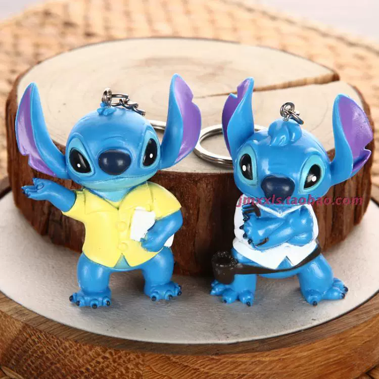 Dễ thương Stacey Cartoon Keychain Vòng tròn Túi Mặt dây Trang trí Trẻ em Disney Khuyến mãi Món quà nhỏ Món quà nhỏ - Trang trí nội thất