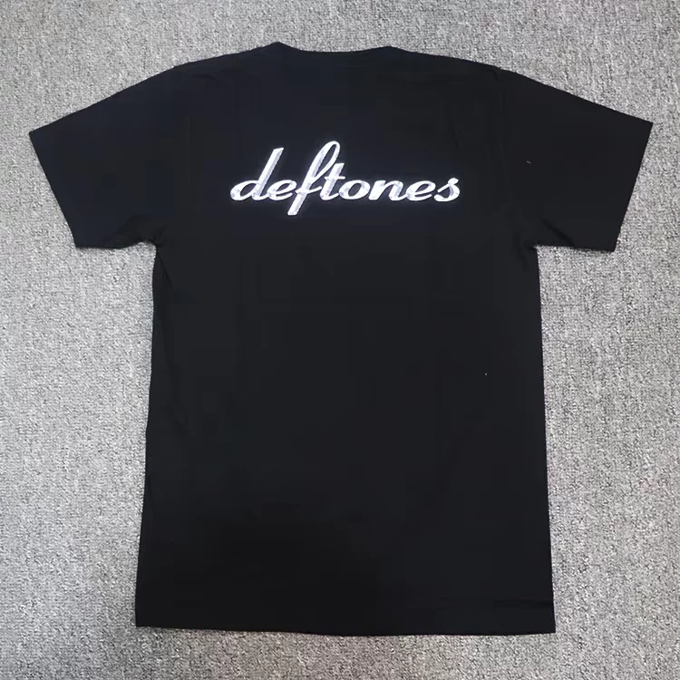Футболка DEFTONES TDM1642, хлопок, свободный oversize крой
