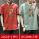 20C2816 Rust Red+Grey Green