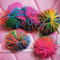 Rubber band shuttlecock rubber band cornhole ball childrens toys kindergarten sensory integration training childhood rubber band ball dance examination