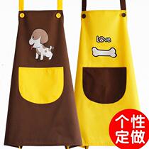 Apron personality Funny Creative Japanese literature and art Nordic Korean fashion Korean female restaurant Princess Net red ins ins