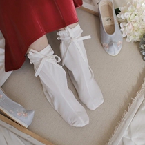 Ancient style socks Luo socks ancient female cloud socks wearing Hanfu socks stockings for men and women Performance