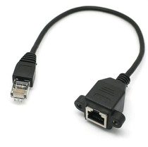 Network cable extension cord with ear network connector RJ45 broadband extension Adapter 5 male-to-female connection