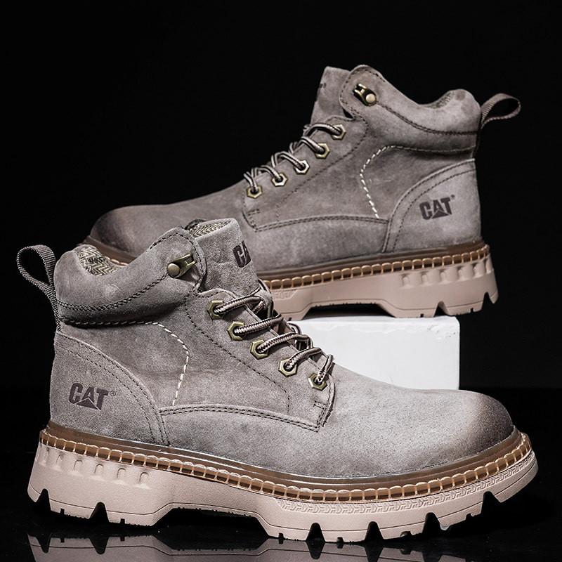 Spring and Autumn Bargain Special Price Catl Martin Boots, Export Top Quality First Layer Leather High-Top Work Boots for Men