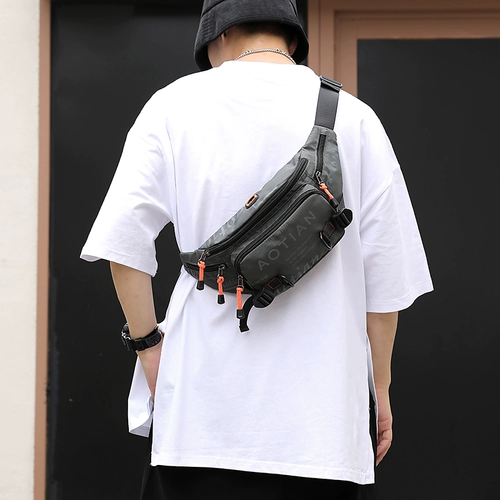 Нагрудная сумка, модный спортивный рюкзак на одно плечо на ремне, поясная сумка, сумка через плечо, городской стиль, ткань оксфорд