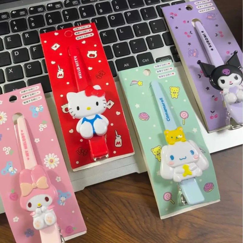 Hello Kitty Hair Clip for Girls, Korean Style Bobby Pin, Cartoon Dopamine Bangs Clip for Women