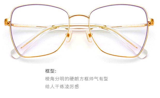 Thời trang mới 2018 khung mắt retro FM1840146 bướm khung lớn có thể được trang bị kính chống cận thị mắt kính gucci
