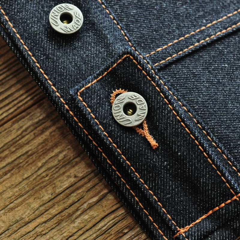 Denim retro cotton jacket, 18 oz