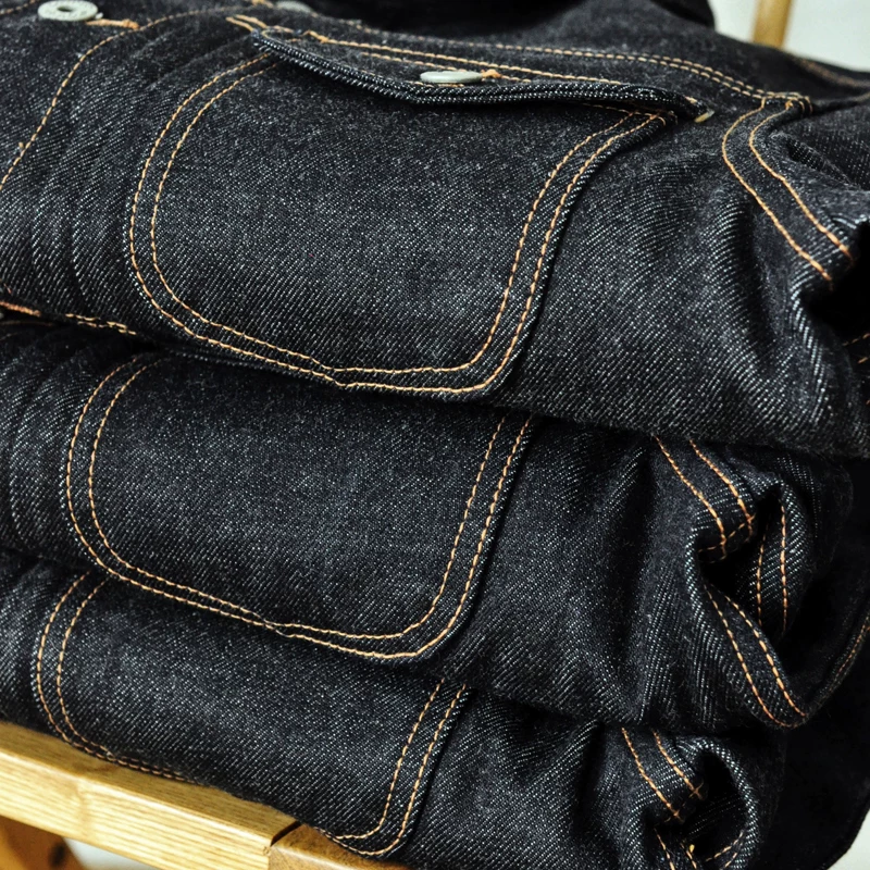 Denim retro cotton jacket, 18 oz