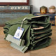 Dip Xinjiang cotton red ear OG107 vulcanized green trousers men's antique loom denim jeans men's khaki