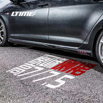  Golf 7 side skirt anti-collision strip Golf 7 5 in-place modification parts ABT small circumference car door lower side skirt