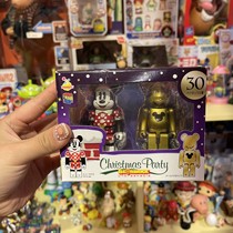 Weird grocery store bearbrick100% Japan Disney Minnie Mickey set Christmas limited out of print