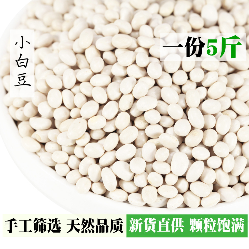 云南特产小白豆5斤云豆白芸豆扁豆子菜豆类豆子农家自产包邮 云南特产小白豆5斤云豆白芸豆扁豆子菜豆类豆子农家自产包邮