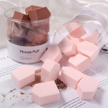Beauty Makeup ultra soft not to eat Pink Sponge Powder Bashing Rectangular Powder Bottom Liquid Makeup Cotton Small Jelly Balls 15 Grain Makeup Eggs
