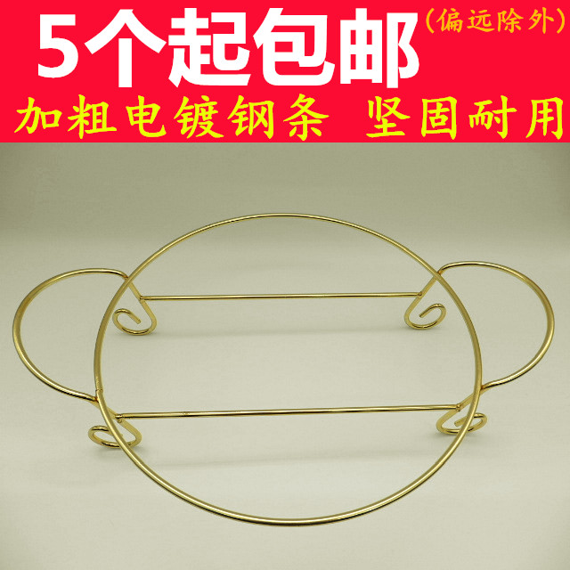 Fashion Fruit Pan Shelf Stainless Steel Buffet Fruit Tray Shelving Golden Rack Bar KTV Fruit Pan Shelf Iron Art