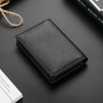  Ehrenmann card bag Business card holder Male business large capacity business card bag female genuine pickup bag