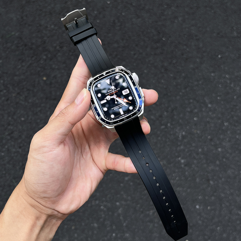 Benyee Water Ghost Digital Watch Same Style iWatch Metal Protective Case Suitable for Apple Watch Applewatch Strap