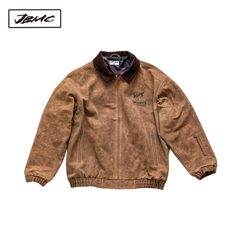 The Shallow Tree X Jbmc Collaboration Waxed Canvas Jacket, Vintage Style The Shallow Tree X Jbmc Collaboration Waxed Canvas Jacket, Vintage Style