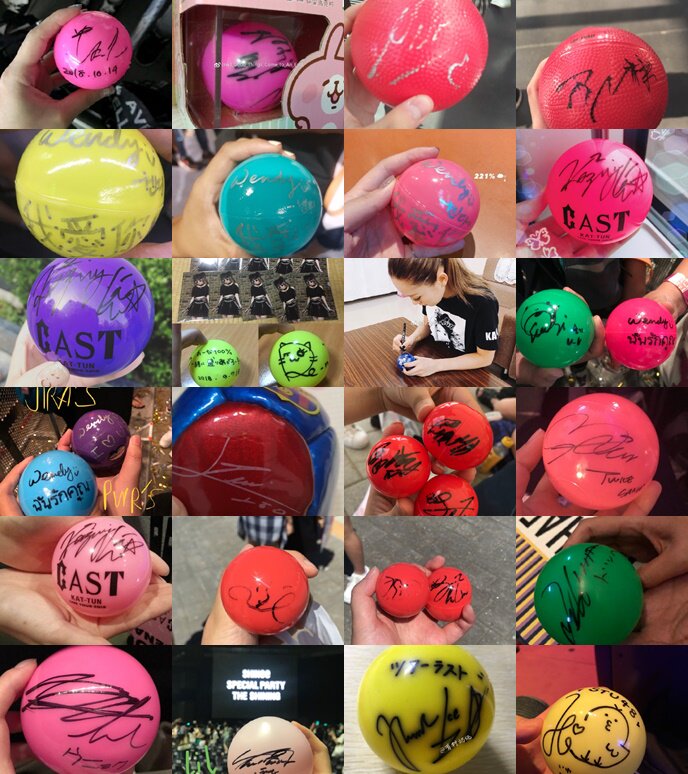 Pre-order Autograph Ball Concert Hand Ball Star Signature Peripheral