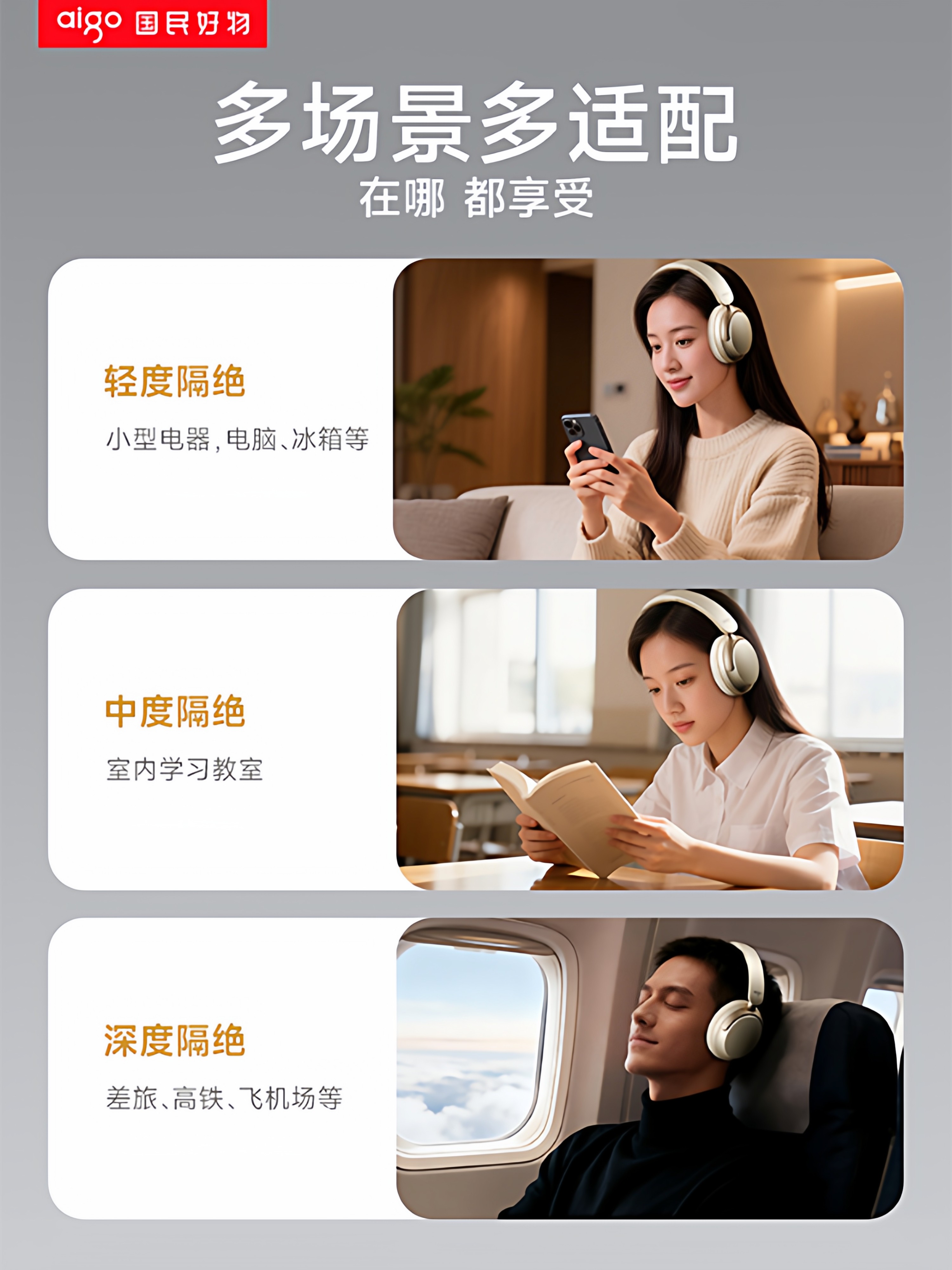 Patriot Head-Mounted Bluetooth Headset Anc Active Noise Reduction Wireless New Model for E-Sports Games with Ultra-Long Battery Life