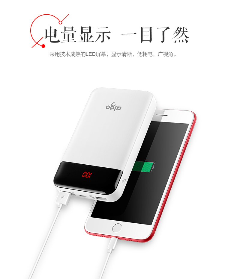 Patriot mini sạc kho báu 10000 mAh nhỏ gọn và dễ thương di động Apple điện thoại di động điện thoại di động phổ