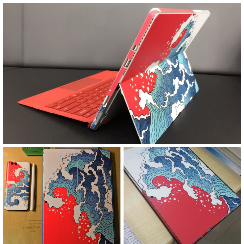 SkinAT Microsoft New Surface Pro 5 Foil Phụ kiện màu phim bảo vệ máy tính bảng Sticker