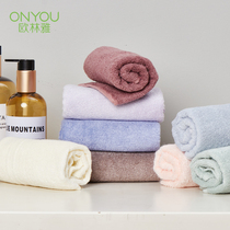2 strips of Olinya bamboo fiber towel bamboo charcoal large towel household wash towel absorbent soft adult bath towel